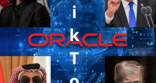 Illustrazione politica che rappresenta la narrativa secondo cui Israele ha comprato TikTok attraverso investitori e alleati americani.