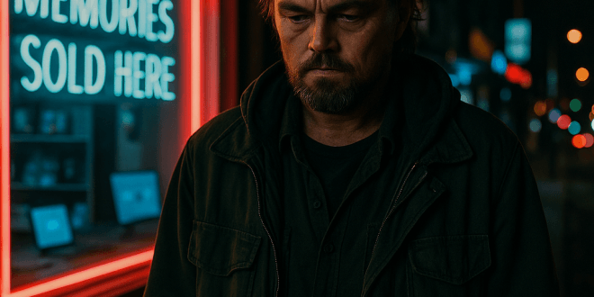 Leonardo DiCaprio in primo piano nel film Una battaglia dopo l'altra diretto da Paul Thomas Anderson